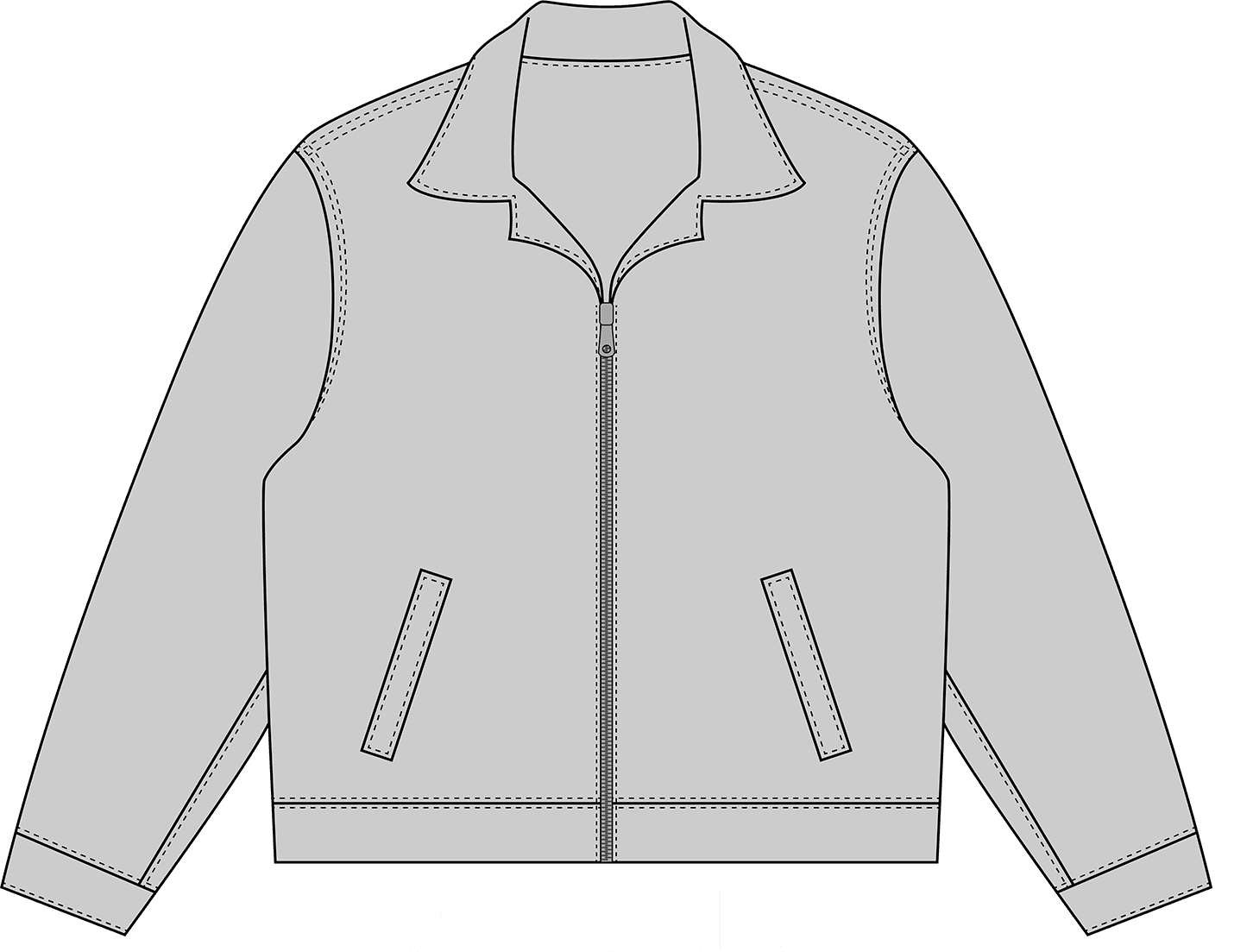 Класична джинсова куртка - перед