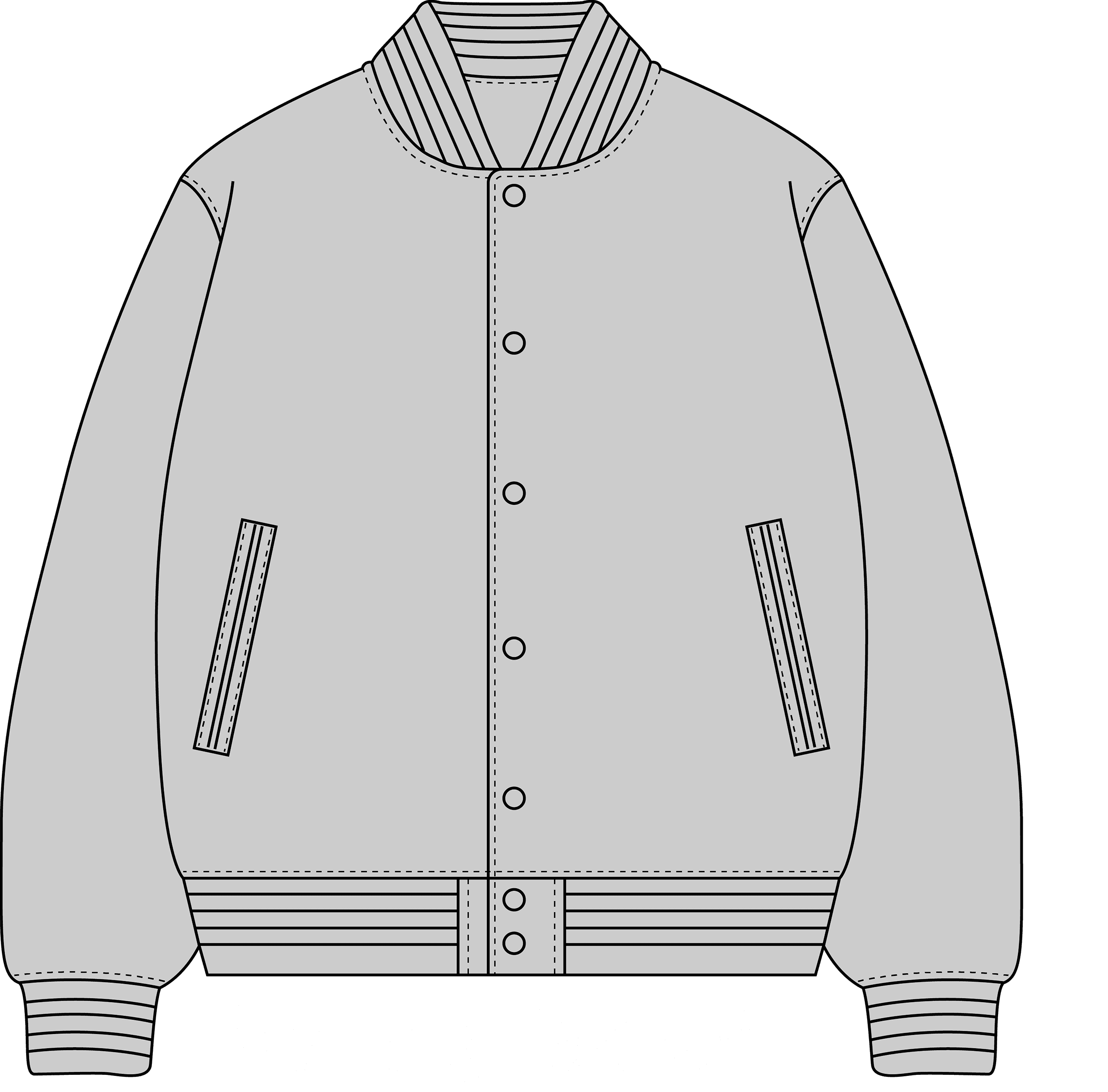 Бомбер - перед