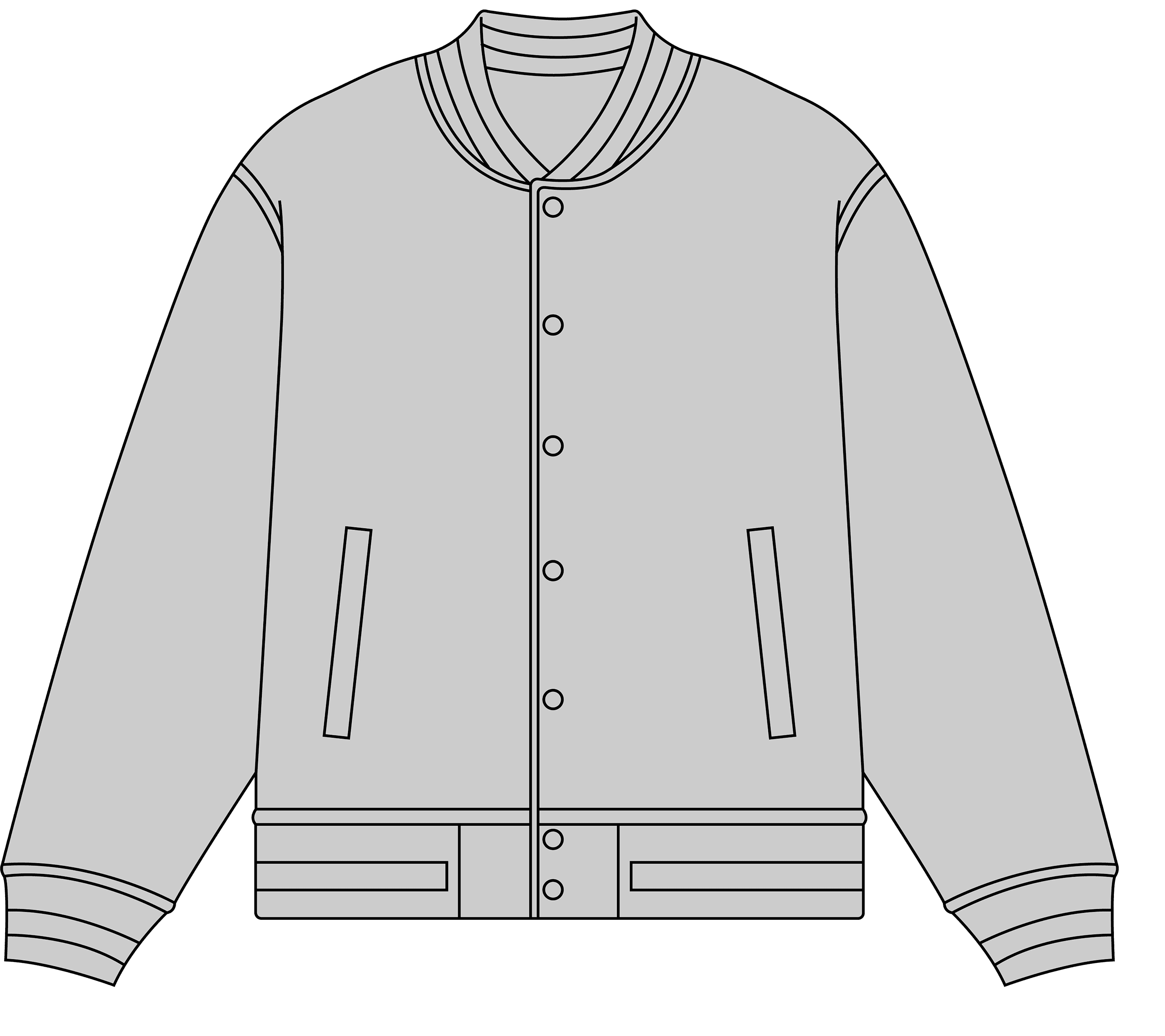 Преміум бомбер - перед