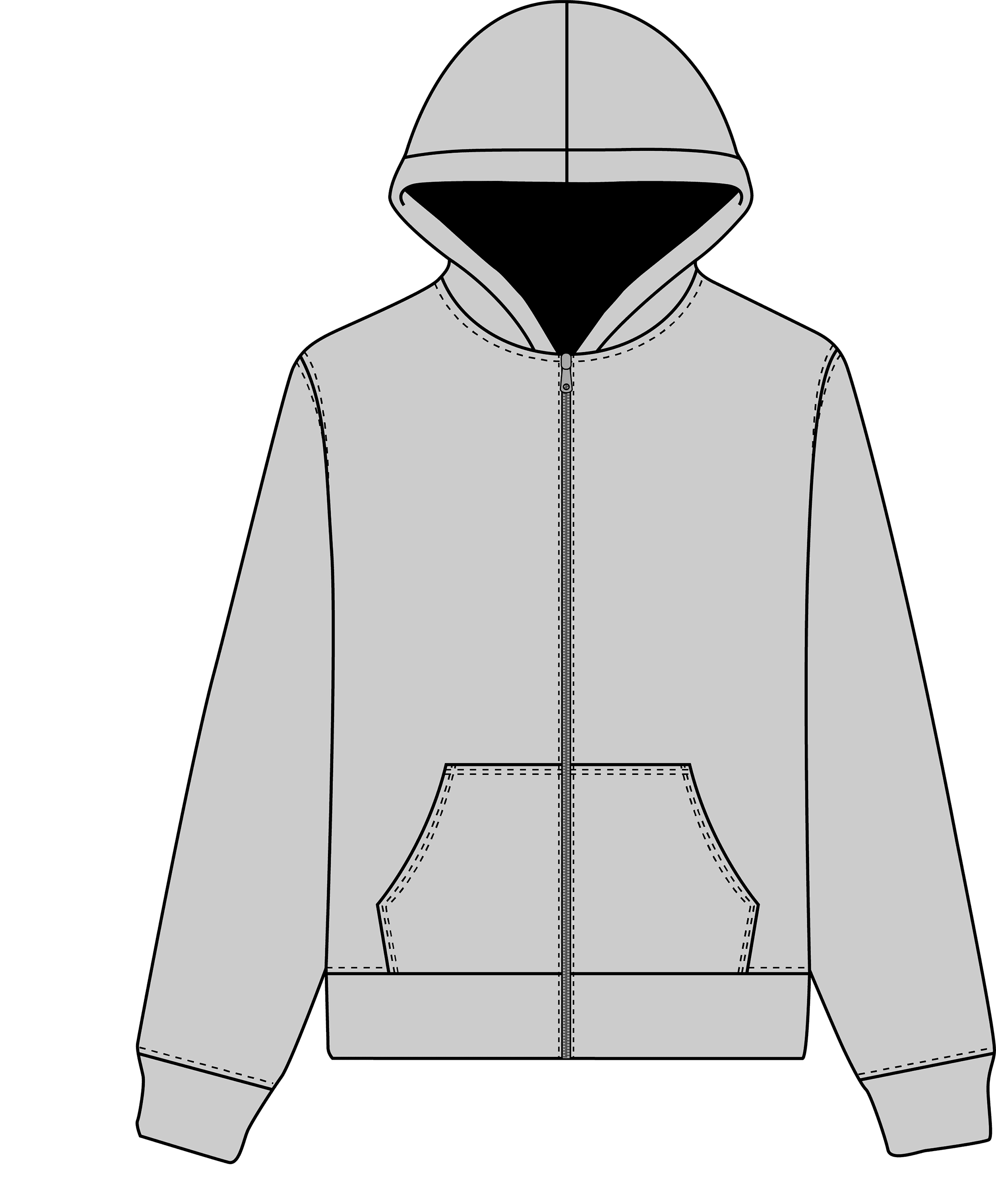 Молодіжне худі - перед